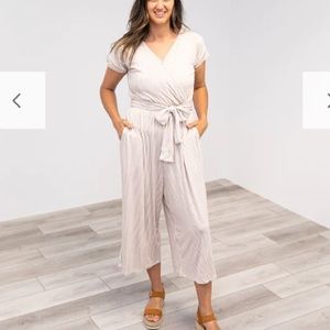 Latched Mama V-Neck Nursing Jumpsuit